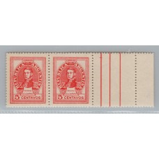 ARGENTINA 1942 ESTAMPILLAS MINT !! CON COMPLEMENTO CON LINEAS GRUESAS, NO CATALOGADO ASI !!!